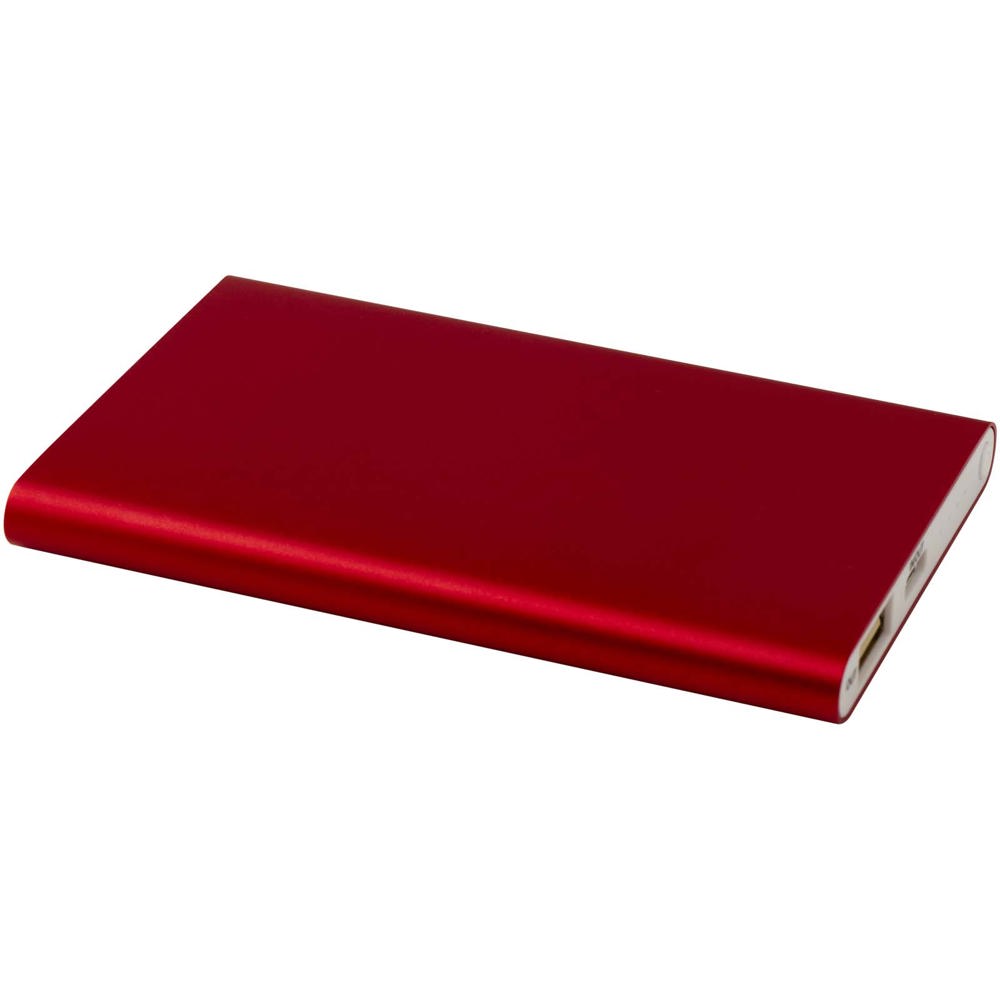 Pep 4000 mAh Type-C Powerbank aus recyceltem Aluminium - rot