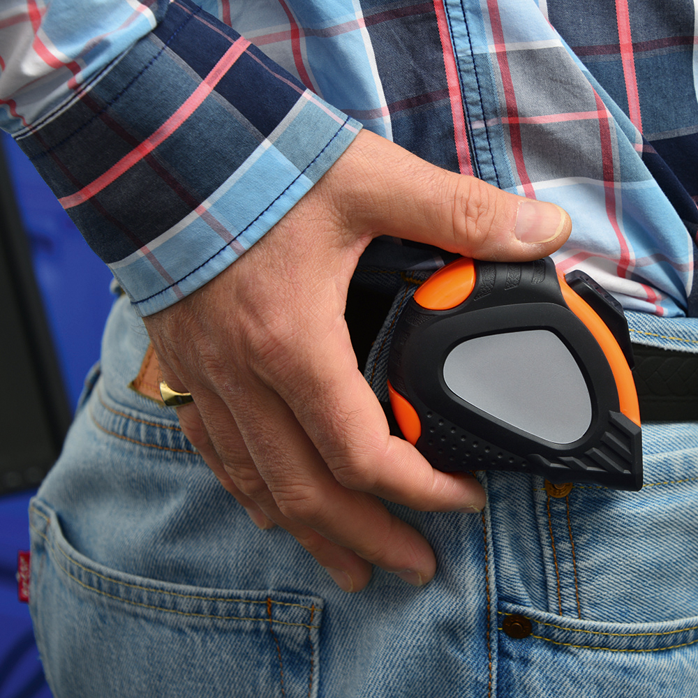 Automatik-Bandmaß "Power Tape 5 M orange"