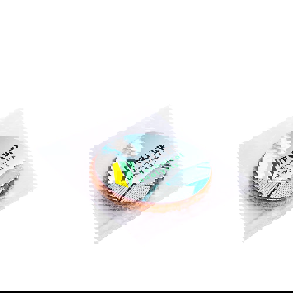 Niederländische Butterstroopwaffel mit Aufkleber