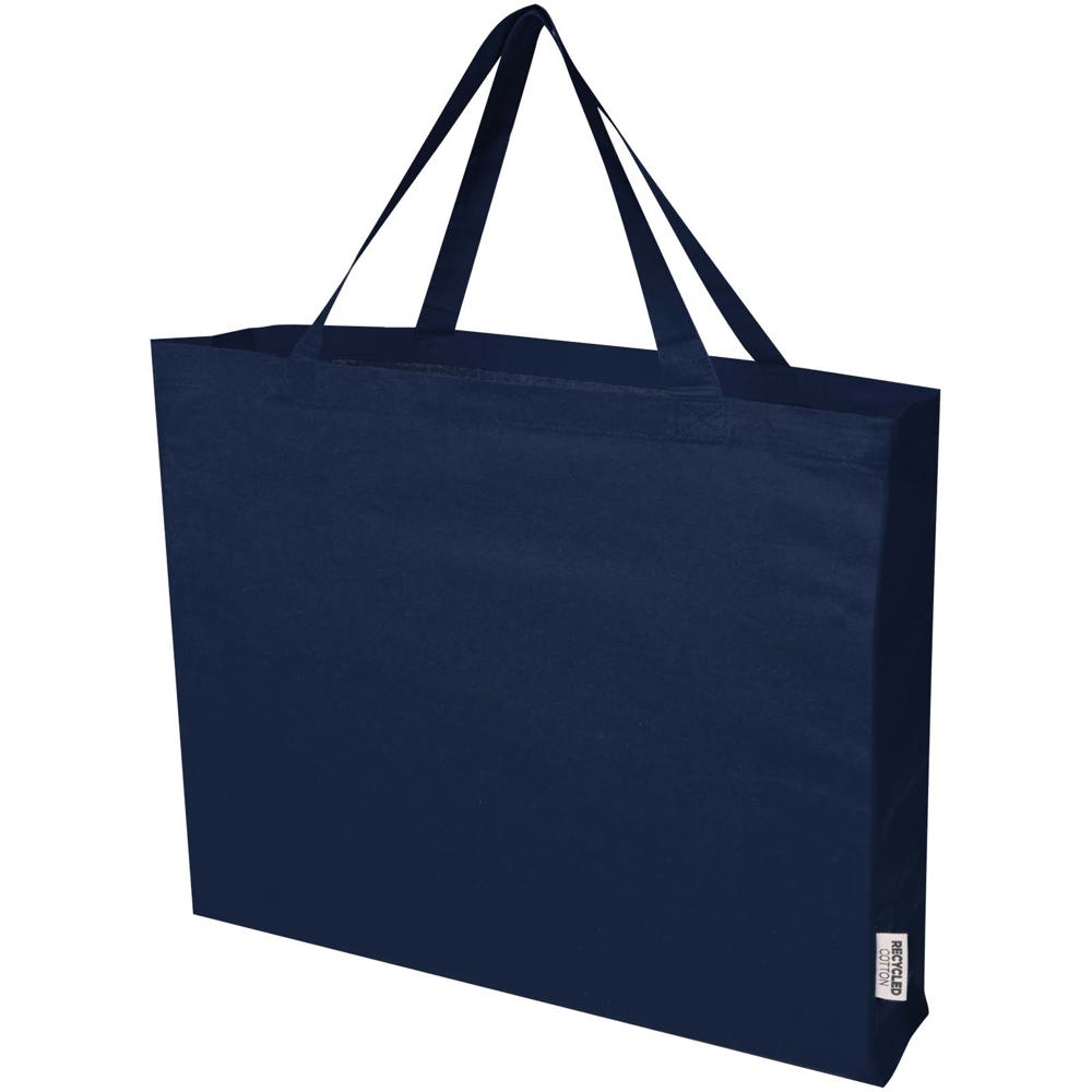 Odessa 220 g/m² Baumwoll Tragetasche aus GRS recycelter Baumwolle 40L - navy