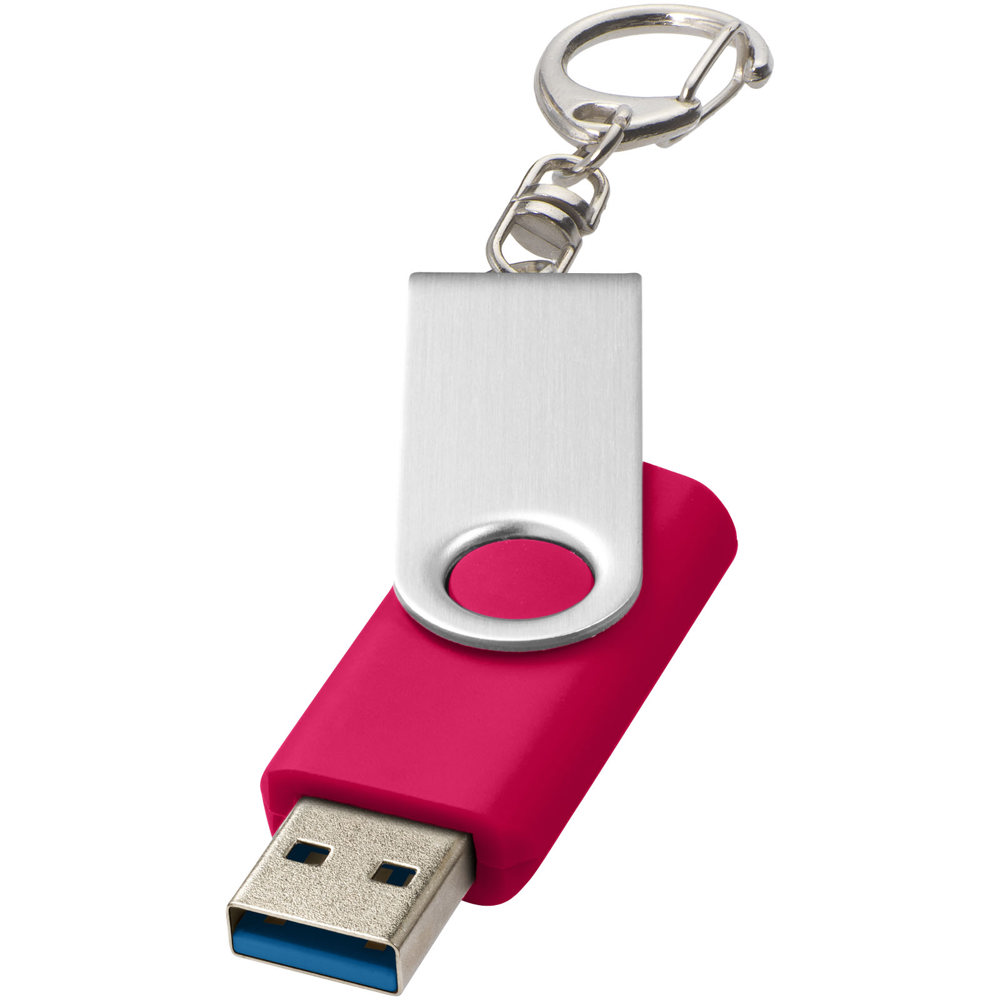 Rotate USB-Stick 3.0 mit Schlüsselanhänger - magenta