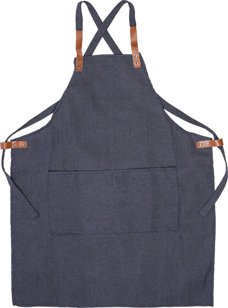 Schürze aus Denim (280 g/m2) Greg - blau