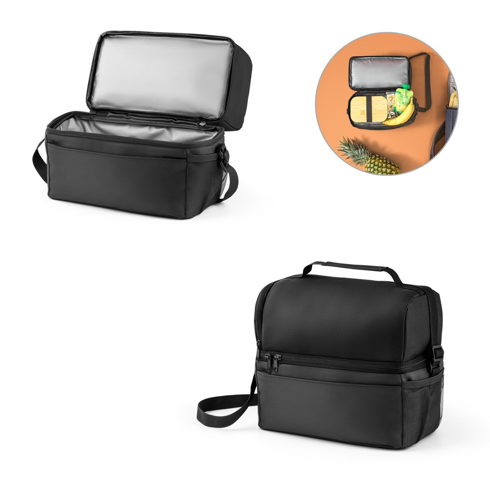 ZIPPERS COOLER. Kühltasche mit 8'5l Volumen aus 300D und 840D Jacquard