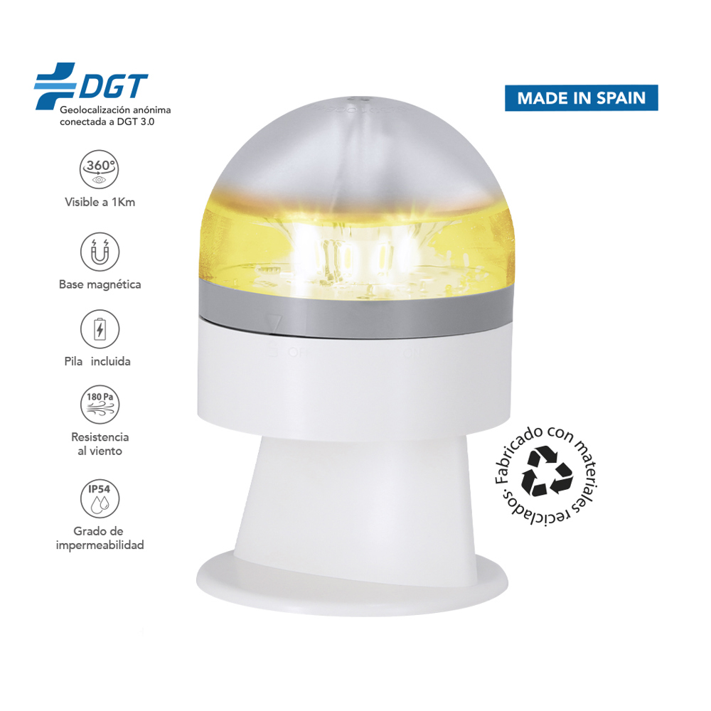 Geolokalisiert Notlicht V16 Busby