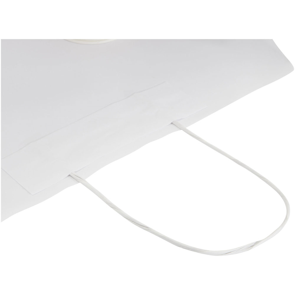 Kraftpapiertasche 120 g/m² mit gedrehten Griffen – 31 × 12 × 25 cm