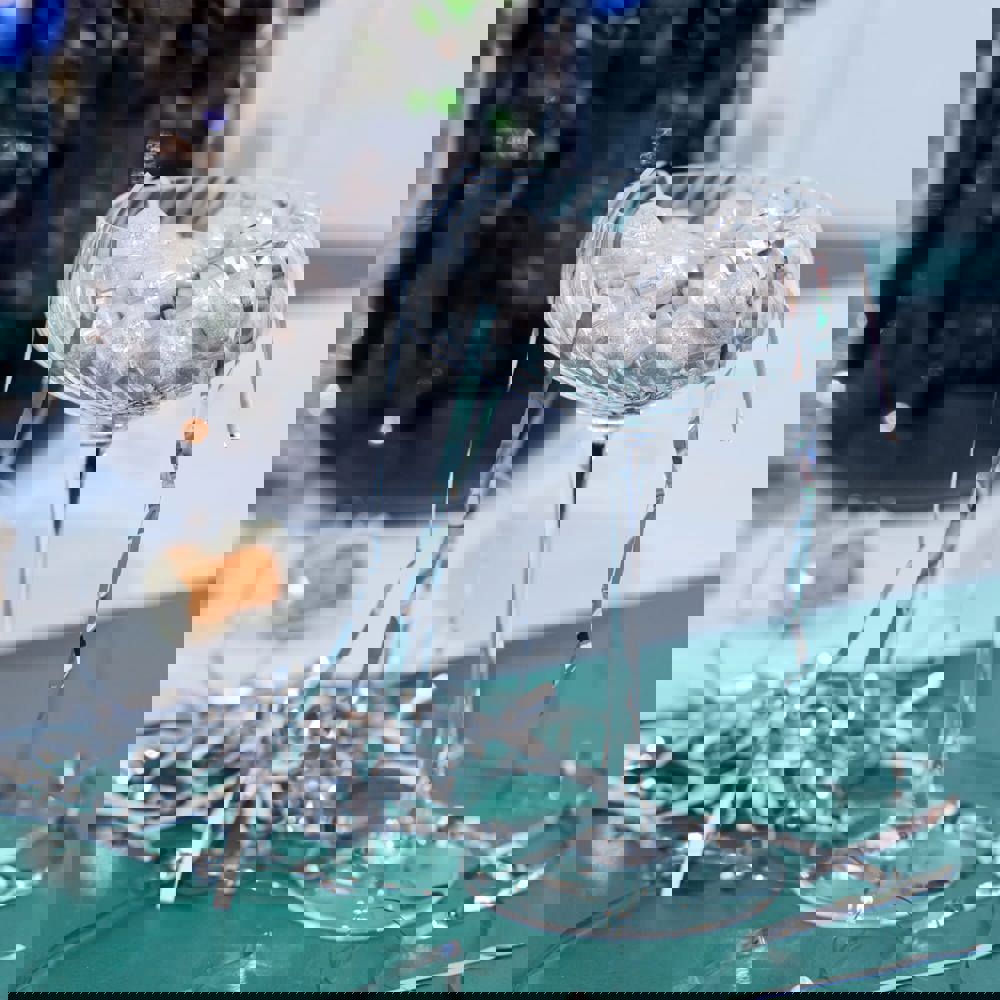 Byon Opacity 2er-Set Sektgläser mit stilvollem Glasmuster 300ml