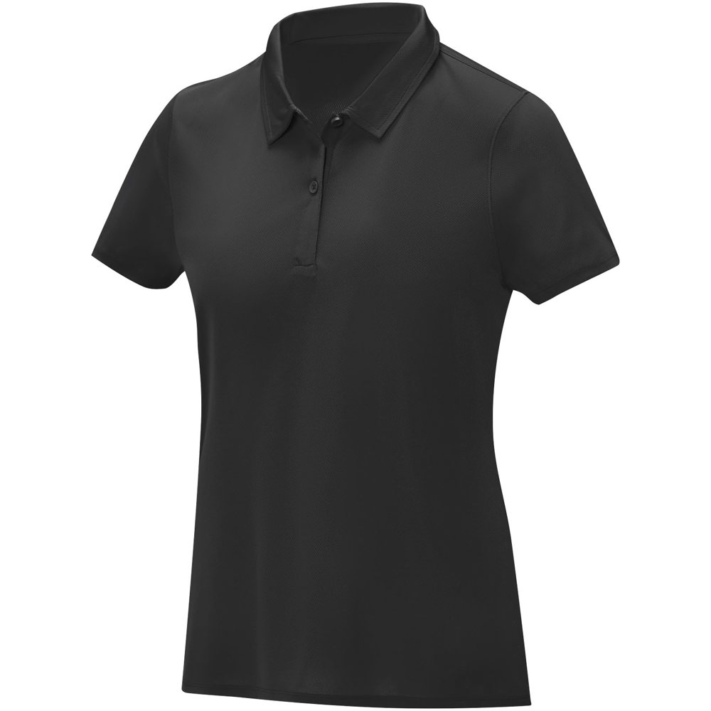 Deimos 105 g/m² Poloshirt cool fit mit Kurzärmeln für Damen - schwarz