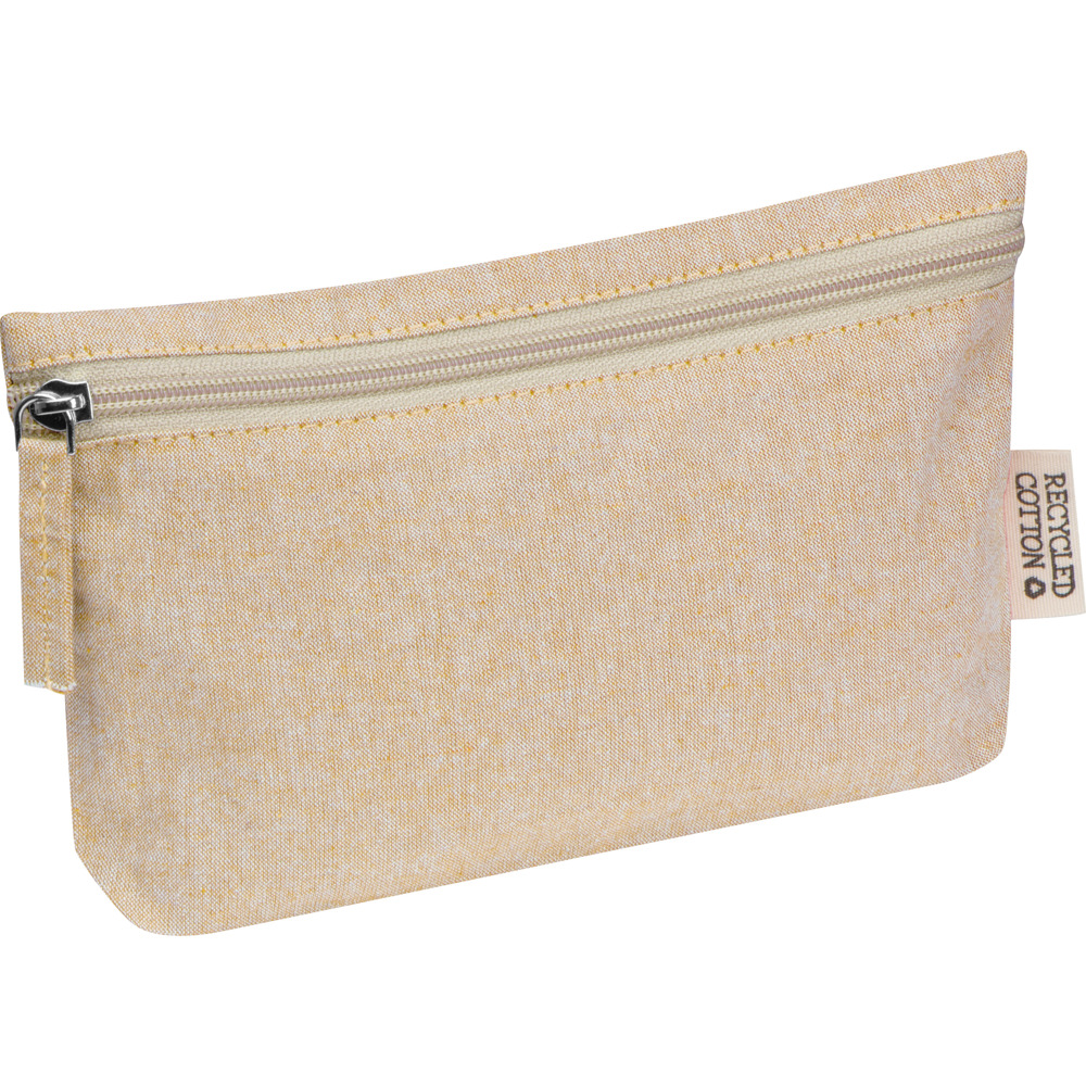 Baumwolletui mit Reißverschluss HARRY - beige