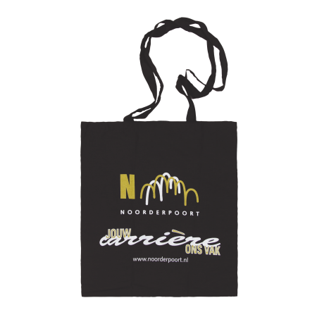 Baumwolltasche farbig, 140 g/m2 - schwarz