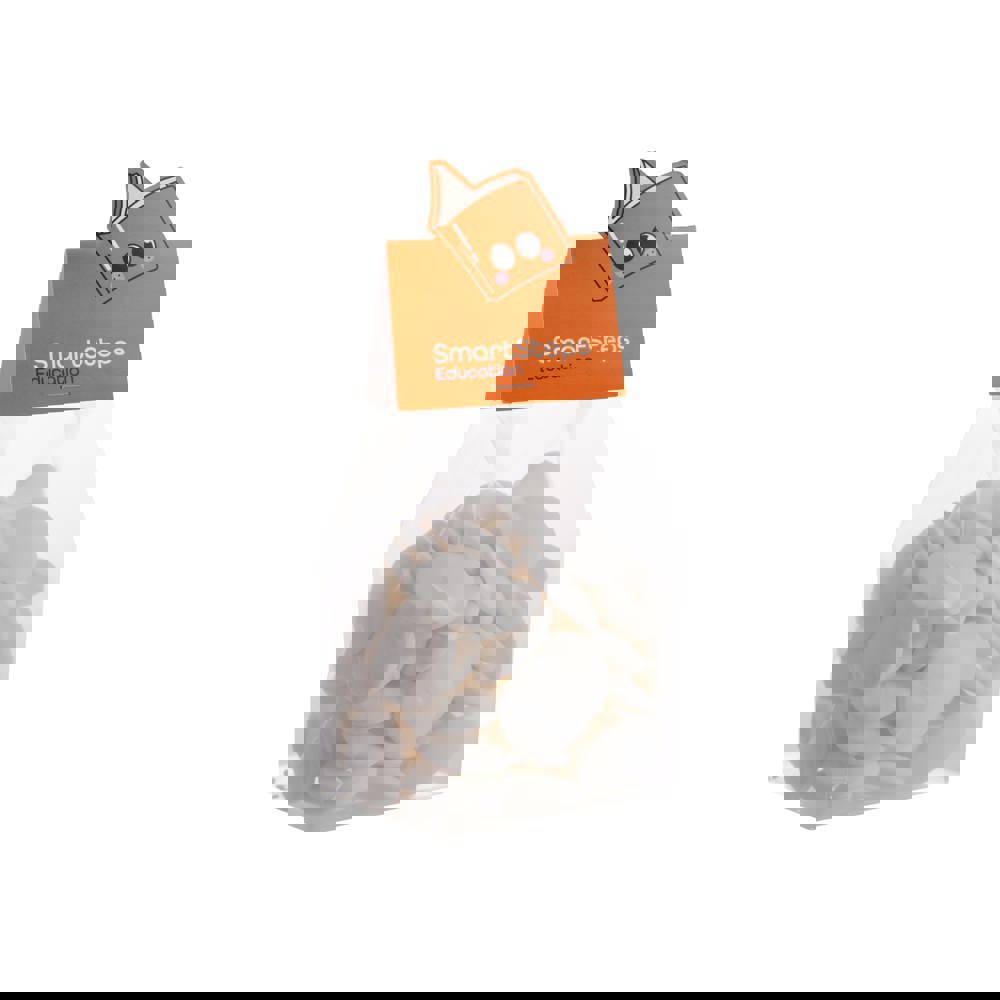 Blockbeutel mit Headerkarte in Ihrer eigenen Form und 150 Gramm Süßigkeiten