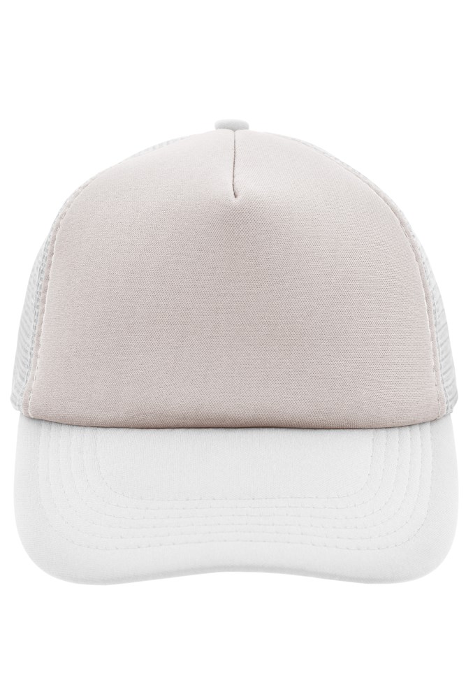 5 Panel Polyester Mesh Cap - Light-grey/white (ca. Pantone 400C
white)