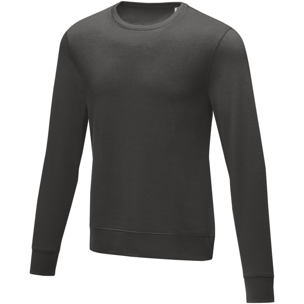 Charon 240 g/m² Herrenpullover mit Rundhalsausschnitt - storm grey
