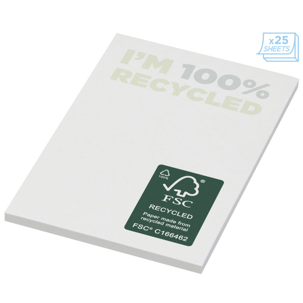 Sticky-Mate® recycelte Haftnotizen 50 x 75 mm 