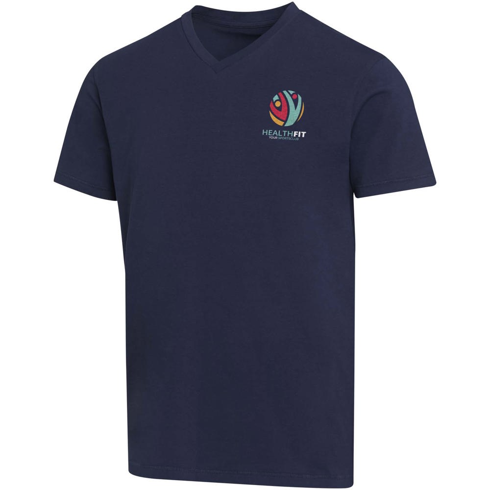 Balfour 200 g/m² Kurzärmeliges T-Shirt V-Ausschnitt Bio Baumwolle (OCS), unisex