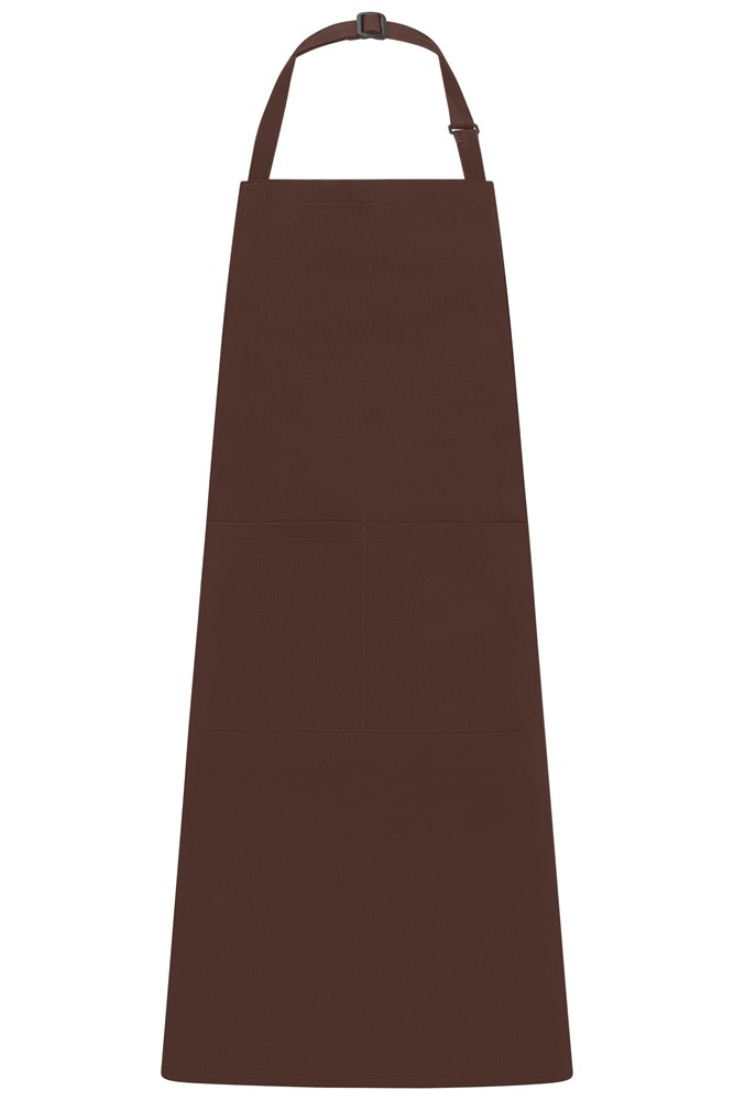Apron with Bib - Brown (ca. Pantone 476C)