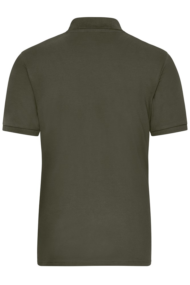 Men's ORGANIC Stretch-Polo Work - SOLID -  OCS Blended