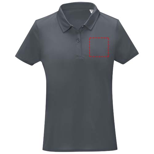 Deimos 105 g/m² Poloshirt cool fit mit Kurzärmeln für Damen