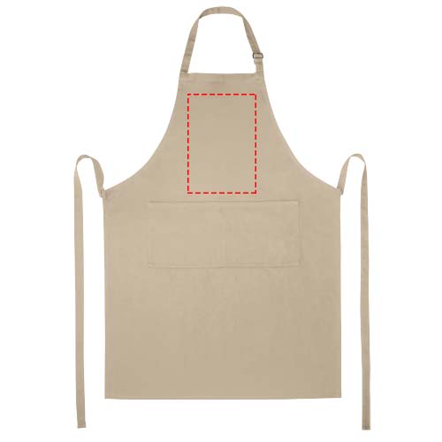 Andrea 240 g/m² Schürze mit verstellbarem Nackenband