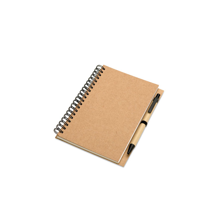 BLOQUERO - B6 Recyceltes Notizbuch - beige