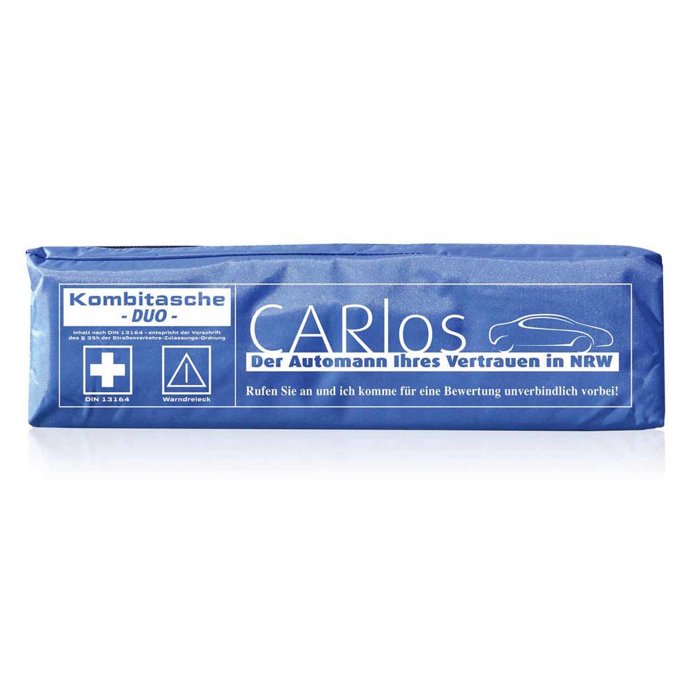 Allflash Kfz-Verbandtasche Safe Duo Individuell - blau