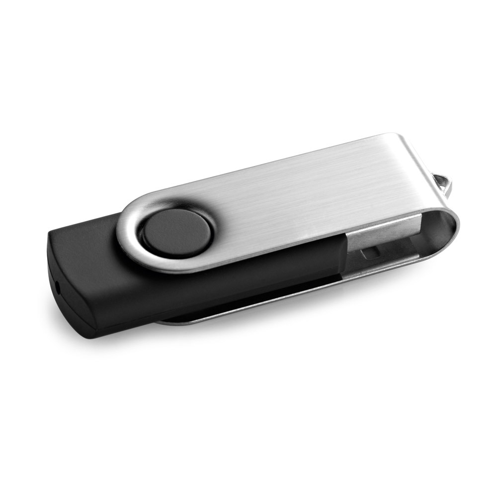 CLAUDIUS 16GB. USB-Stick mit Metallclip 16 GB - Schwarz