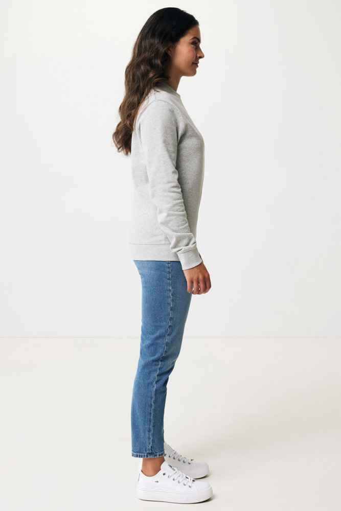 IQONIQ Denali ungefärbt. Rundhals-Sweater aus recycelter BW