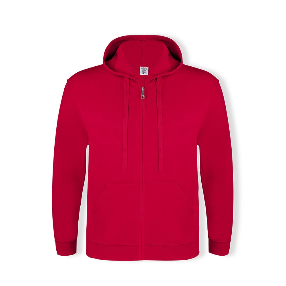 Erwachsene Sweatshirt mit Kapuze + Reißverschluss "keya" SWZ280