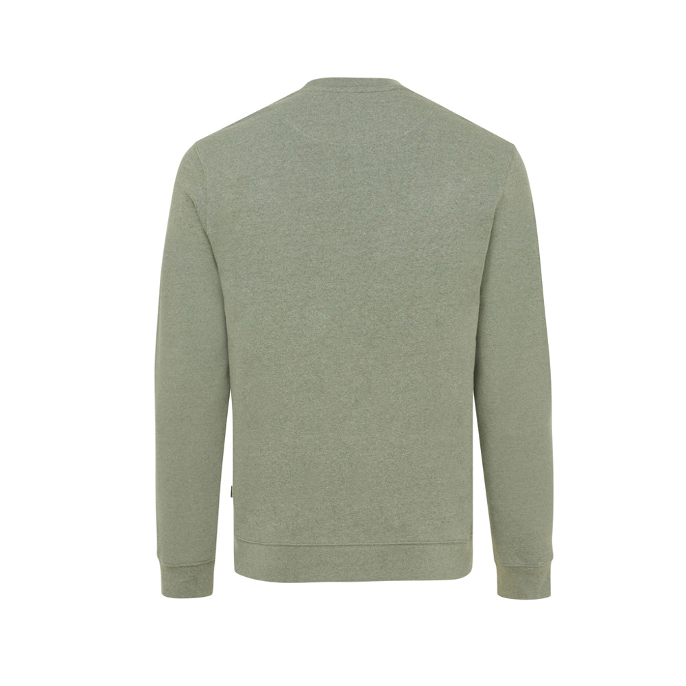IQONIQ Denali ungefärbt. Rundhals-Sweater aus recycelter BW