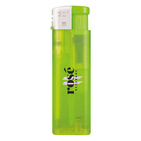 Go Frosty Piezo Flaches elektronisches Feuerzeug TL - hell grün