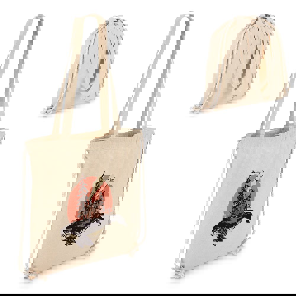 Baumwoll-Tragetasche mit Kordelzug OEKO-TEX® 38 x 42cm 140g/m²