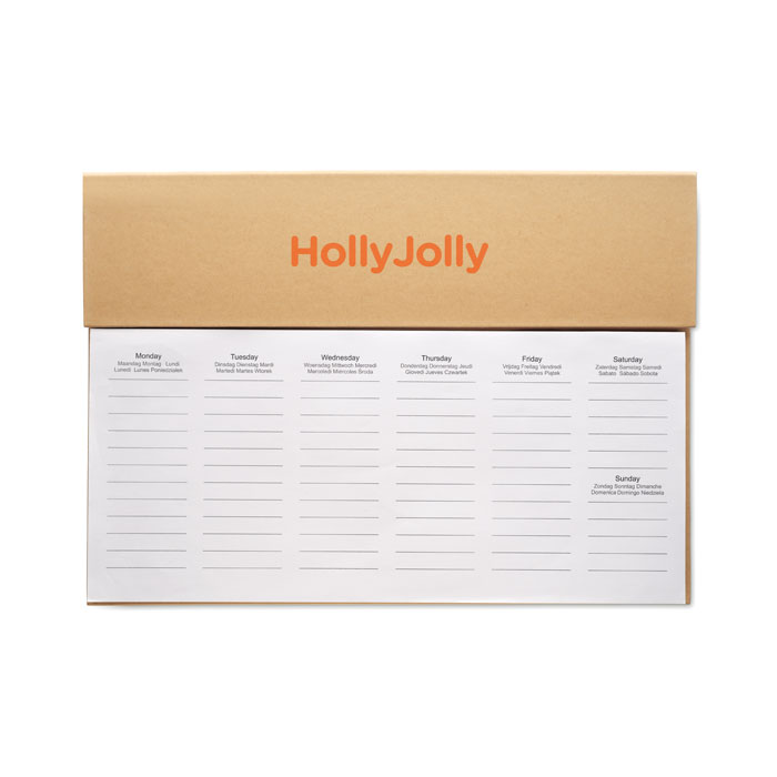 MEMWEEK - 125-seitiger Wochenplaner