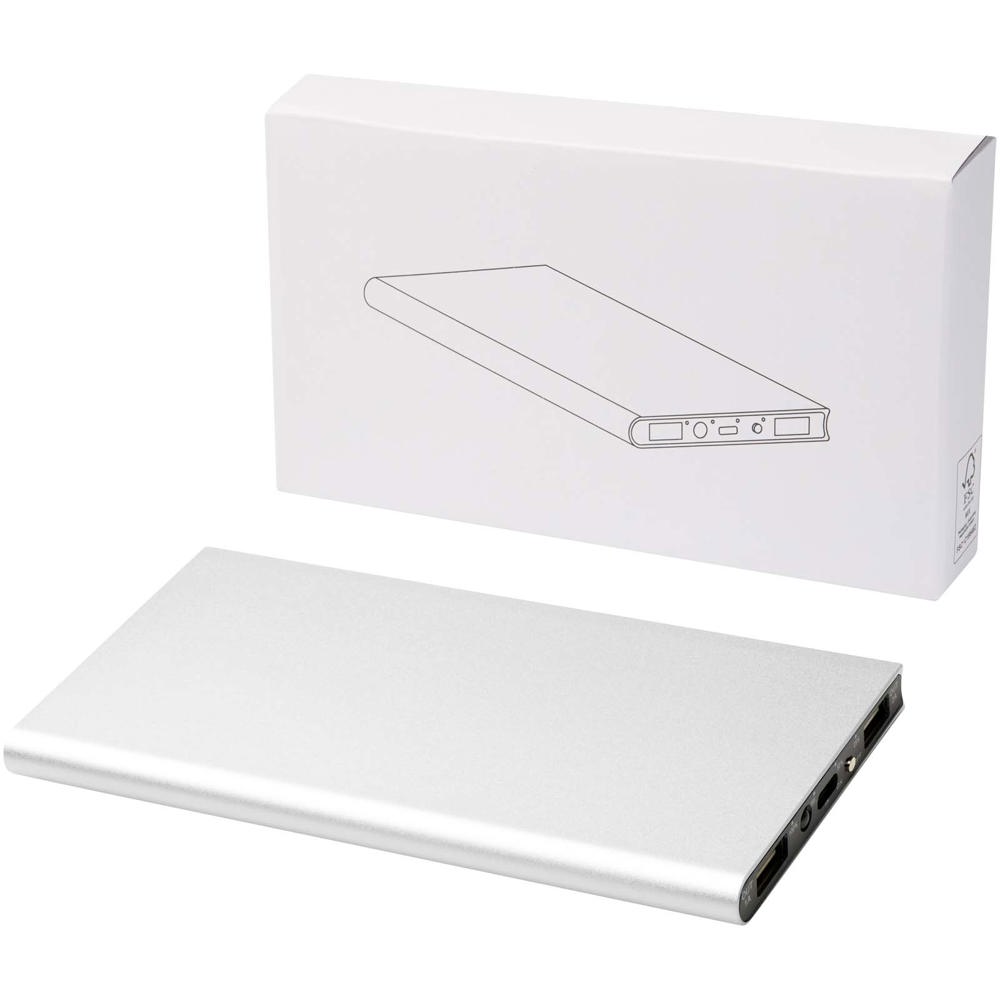 Plate 8000 mAh Aluminium-Powerbank