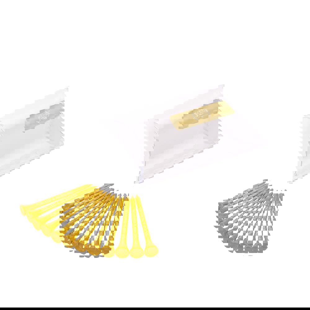 Pillowpack mit 12 Tees 70 mm - Gold