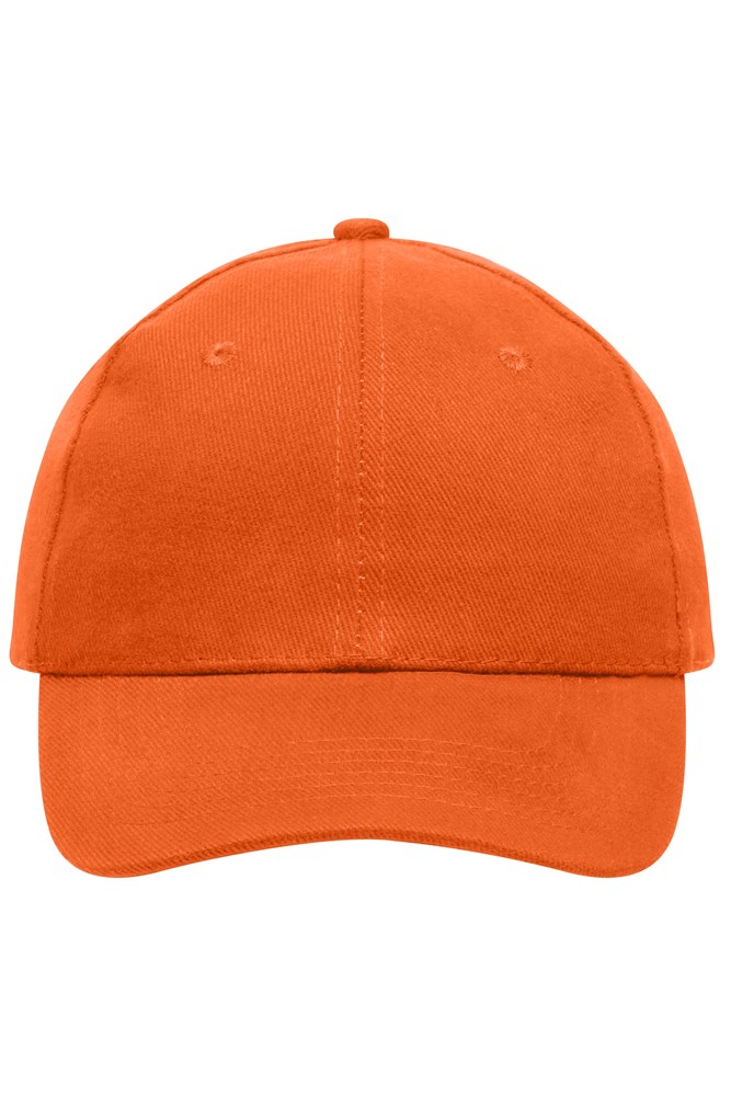 6 Panel Cap Heavy Cotton - Orange (ca. Pantone 1575C)