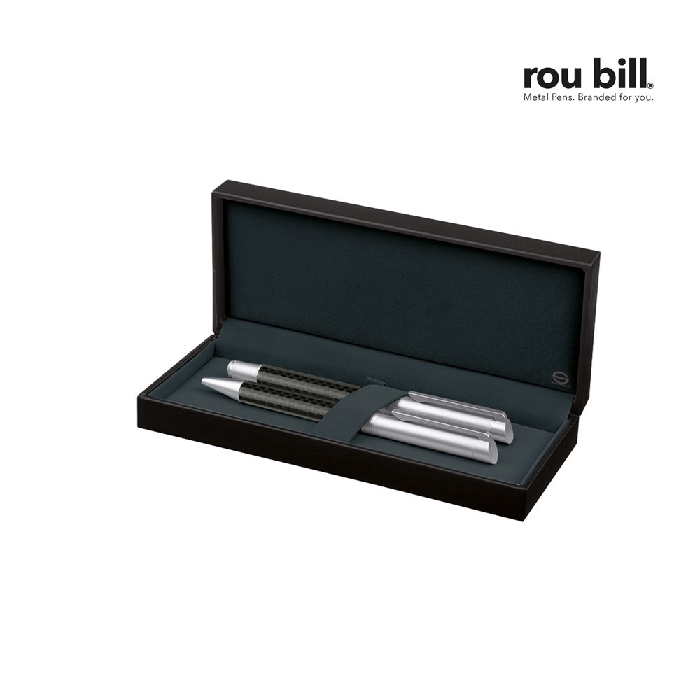 roubill Carbon Line Set (Drehkugelschreiber+ Rollerball)