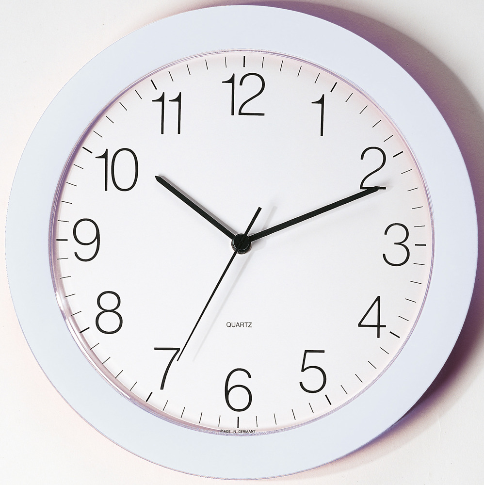 Funk-Wanduhr U-2208 - weiss