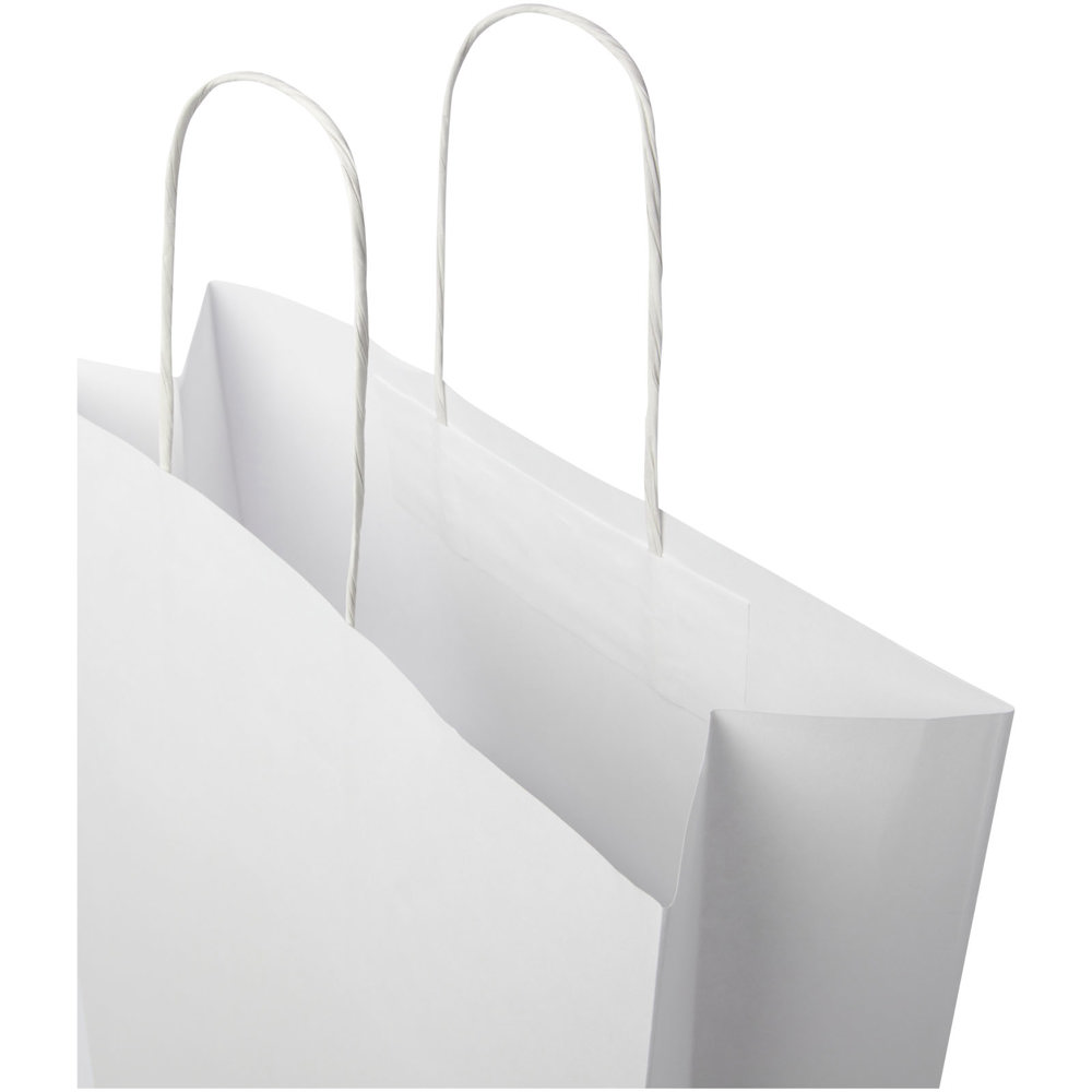 Kraftpapiertasche 120 g/m² mit gedrehten Griffen – 31 × 12 × 41 cm