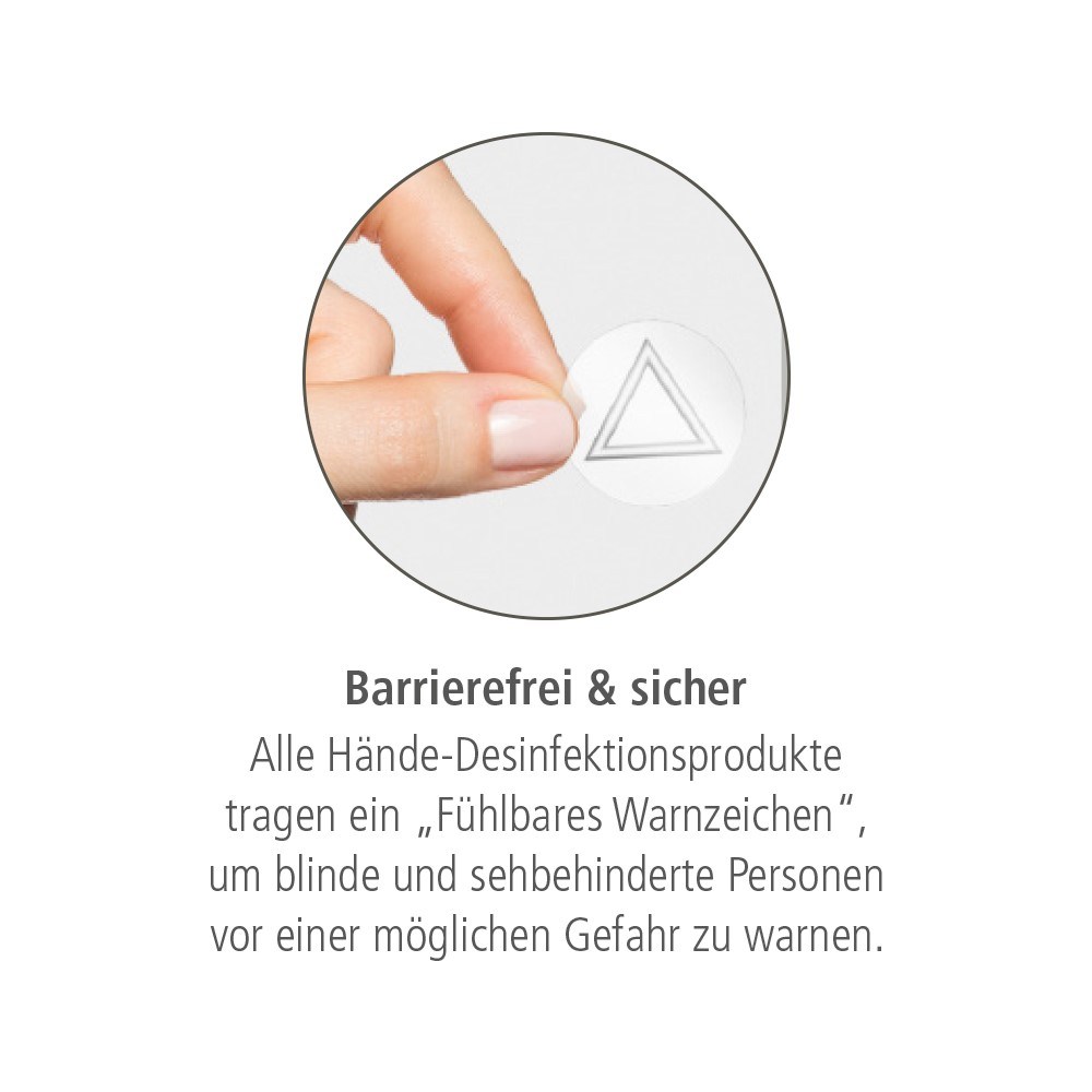 Hände-Desinfektionsspray (DIN EN 1500), 50 ml, Body Label (R-PET)