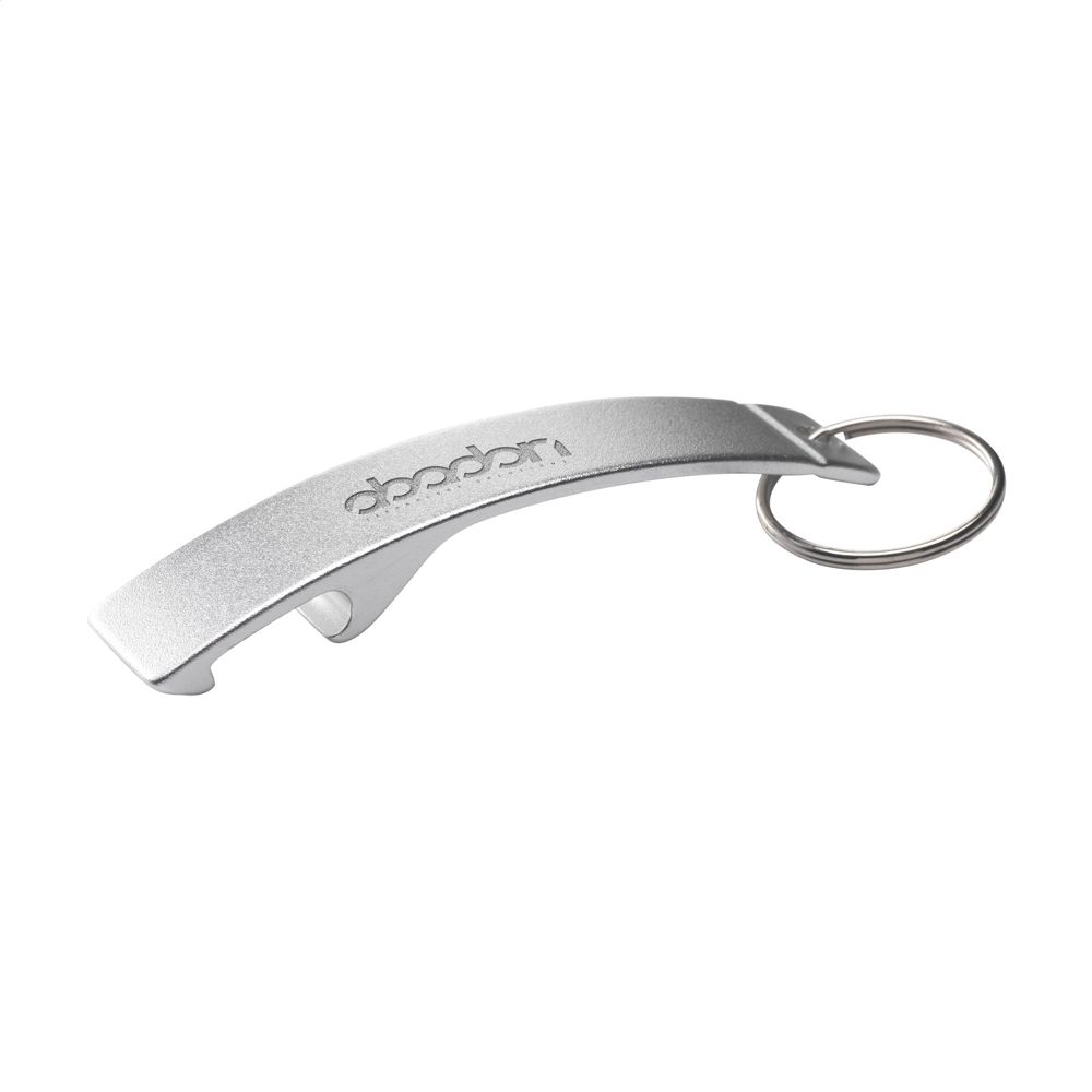 Alu Opener GRS Recycled Öffner Schlüsselanhänger - Silber