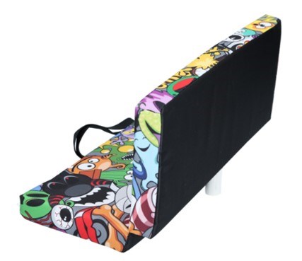 Sitzkissen klappbar inkl. 4c all-over Frontseite