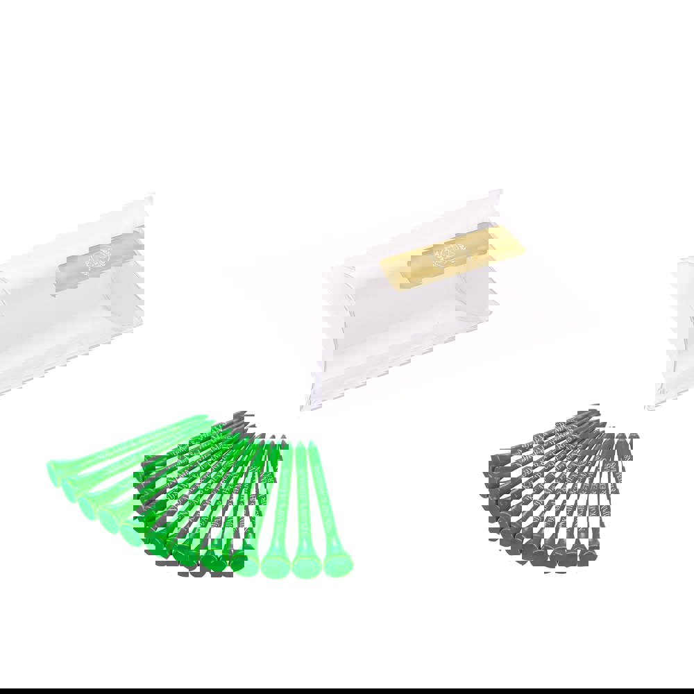 Pillowpack mit 12 Tees 70 mm - Neon Grün