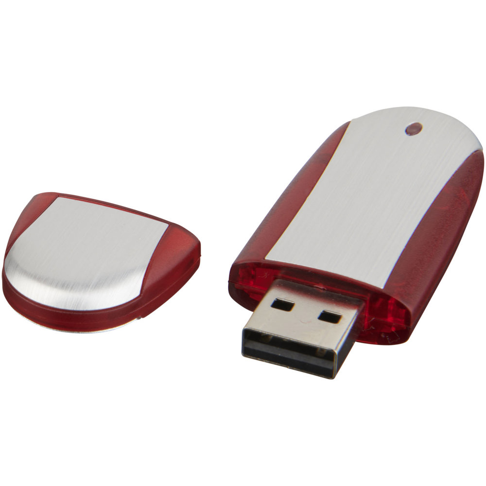 Memo USB-Stick - rot, silber