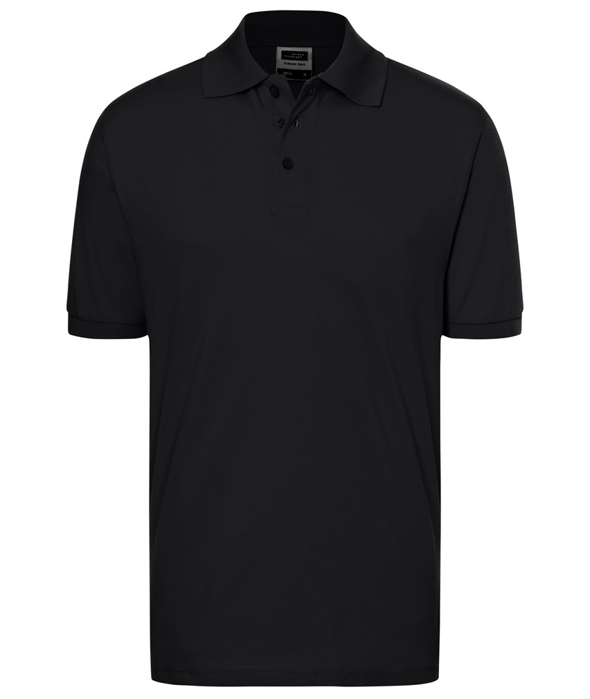 Classic Polo - Black (ca. Pantone blackC)