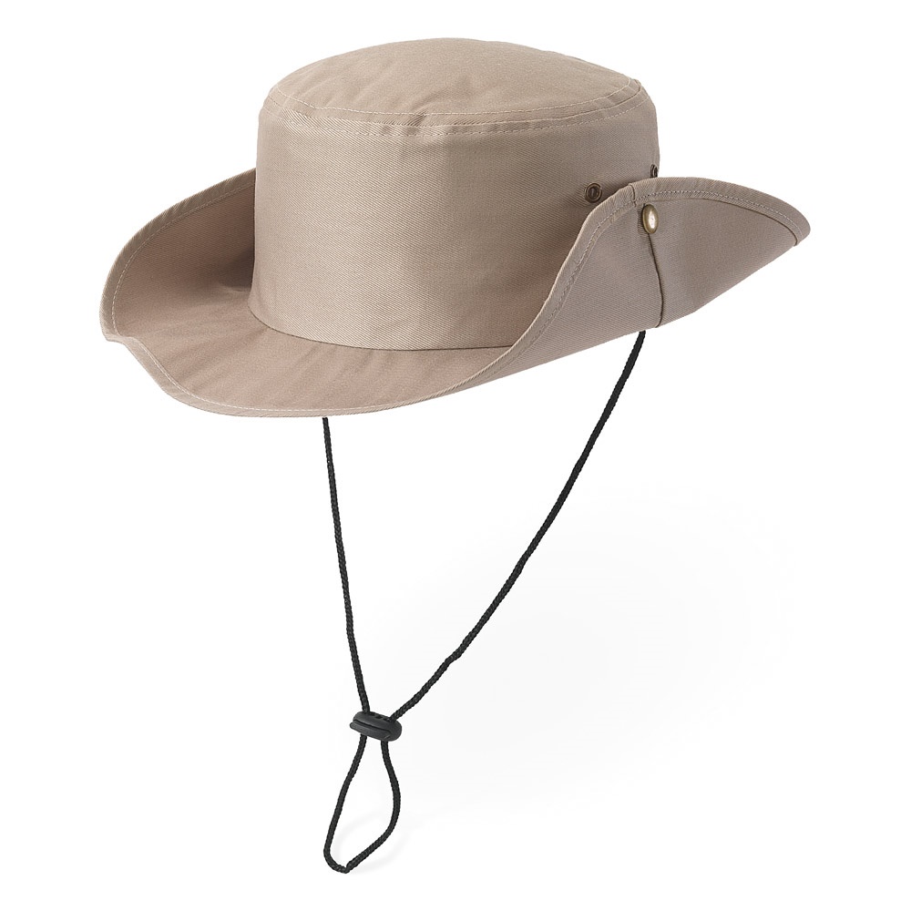 BLASS. Safari-Hut aus 100% Polyester (160 g/m²) - beige