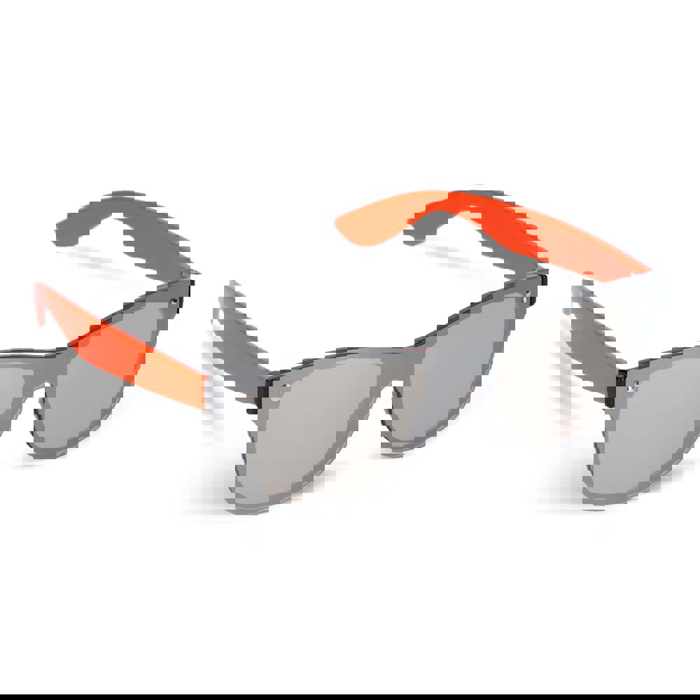 Justin R-PC Sonnenbrille mit verspiegelten Uni-Gläsern UV400 - orange