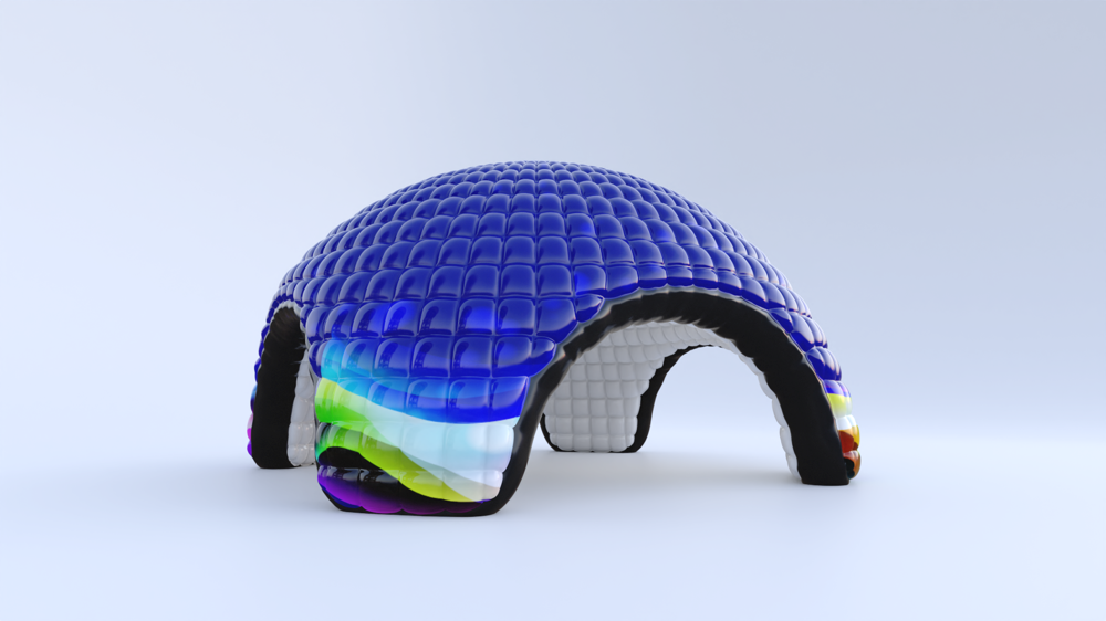 Aublasbarer Zelt Iglo