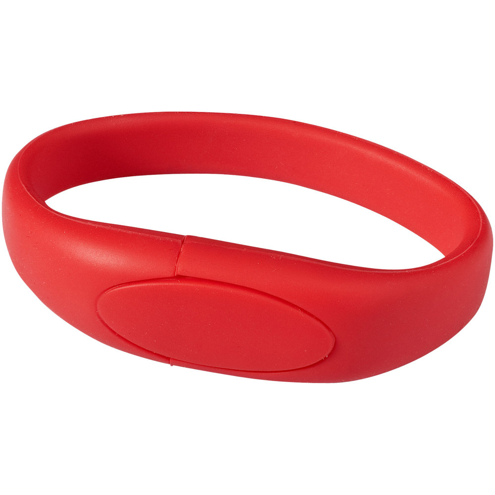 Bracelet USB-Stick - rot