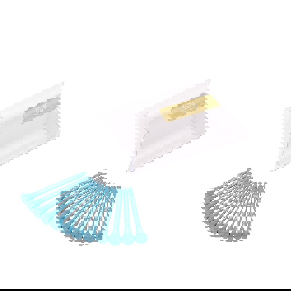 Pillowpack mit 12 Tees 70 mm - hellblau