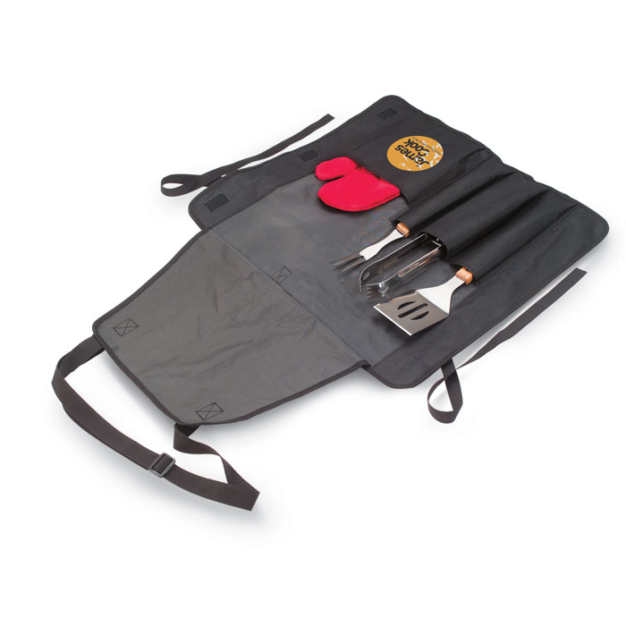 DONAU EAST - BBQ Schürze mit BBQ Werkzeug