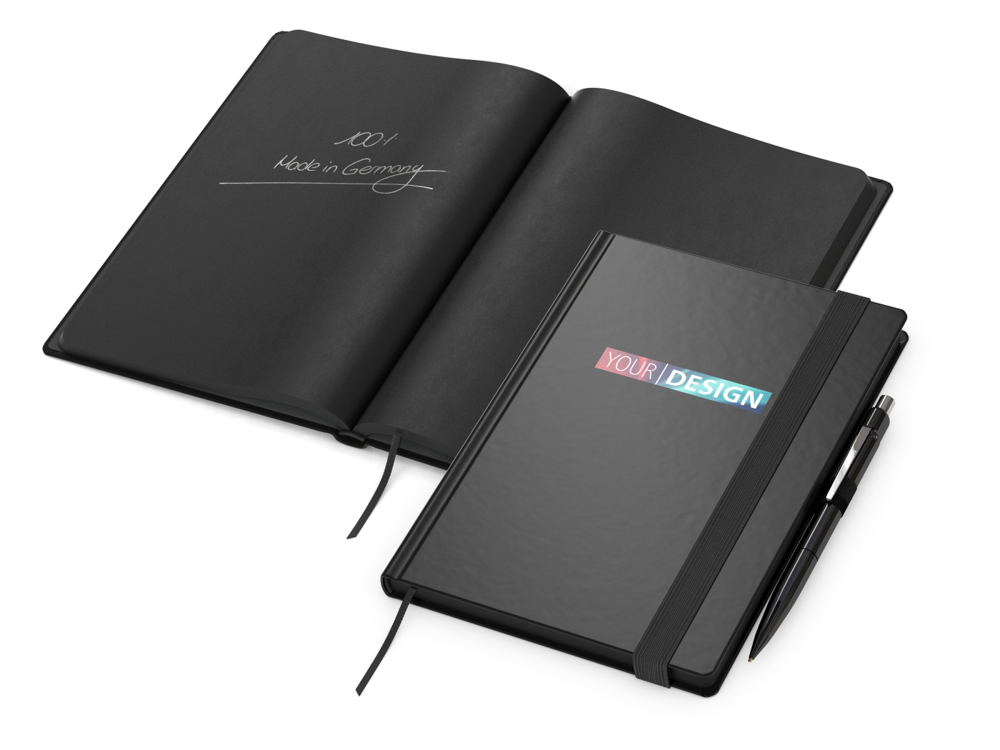 Notizbuch Night-Book, Siebdruck-Digital